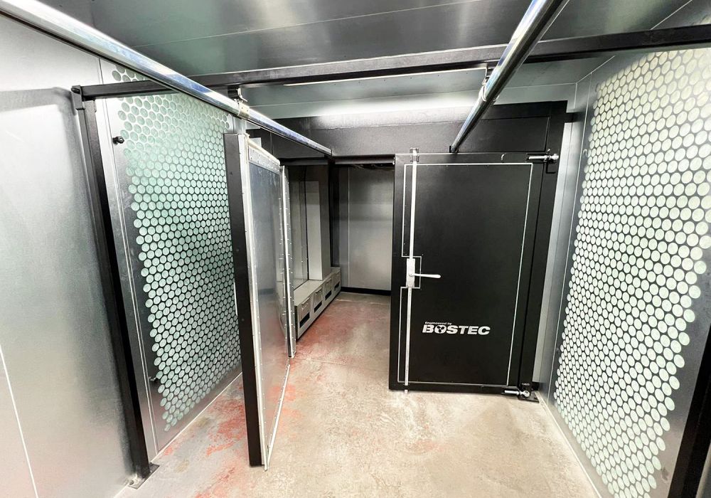 Box Oven with Rail for Powder Coating