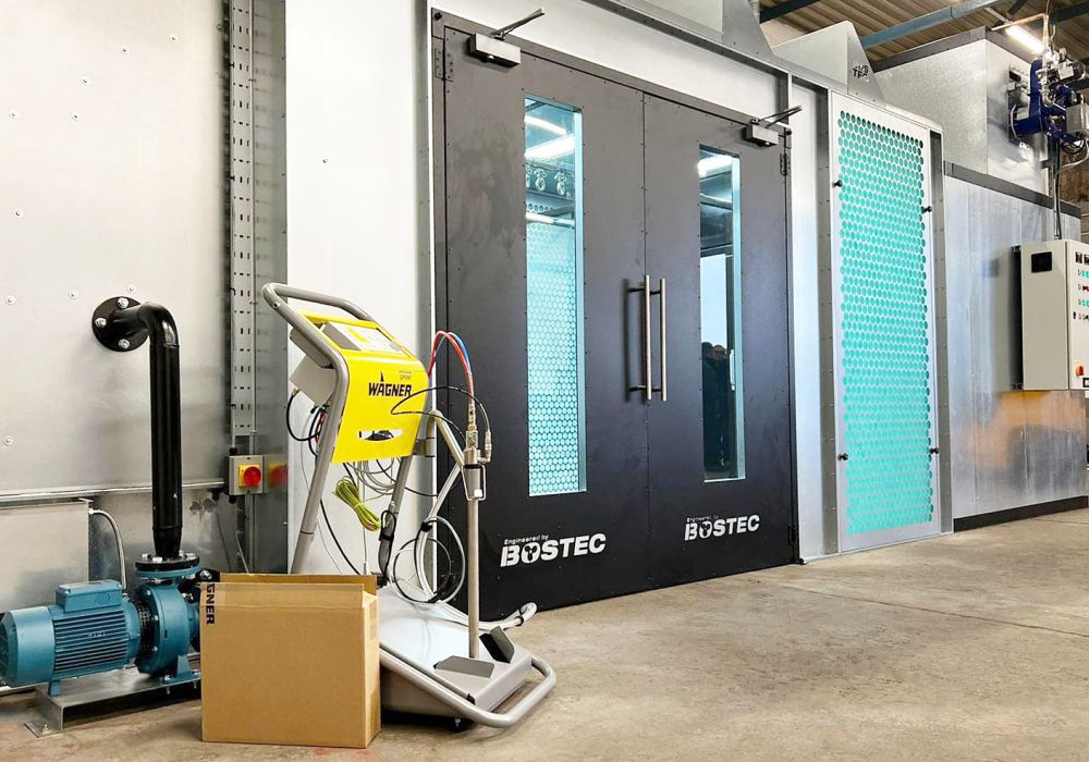 Powder Coating Room from the Outside