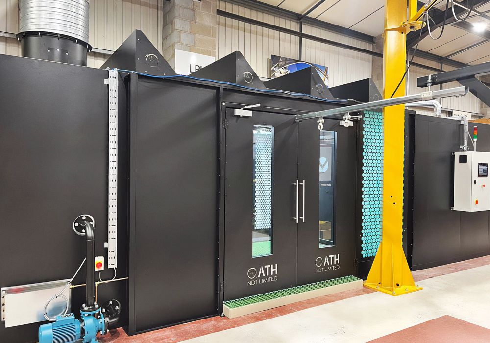 Full NDT System with Overhead Gantry