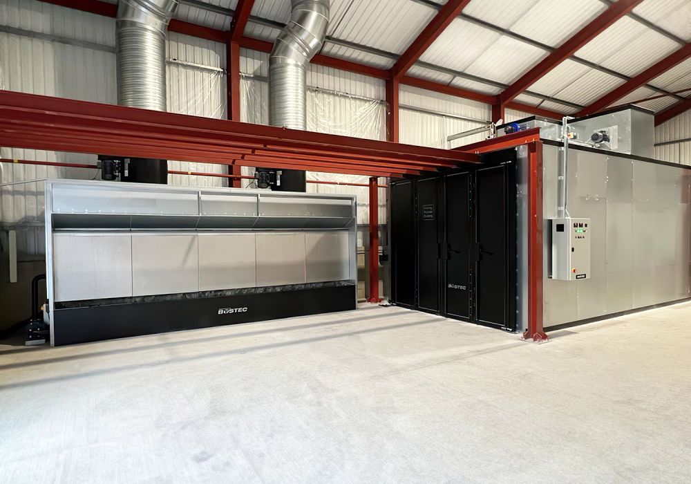 Water Back Spraybooth with Oven