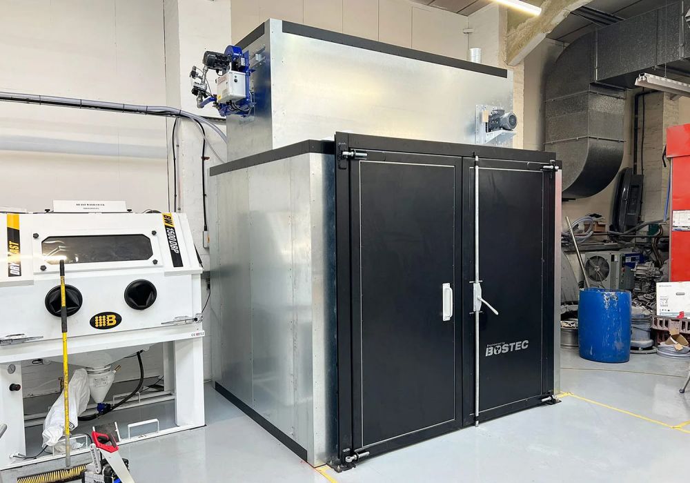 Powder Coating Spray Booth for Alloys