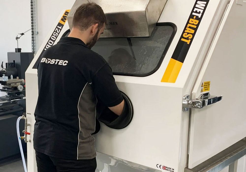 Alloy Wheel Wetblast Wheel Preparation