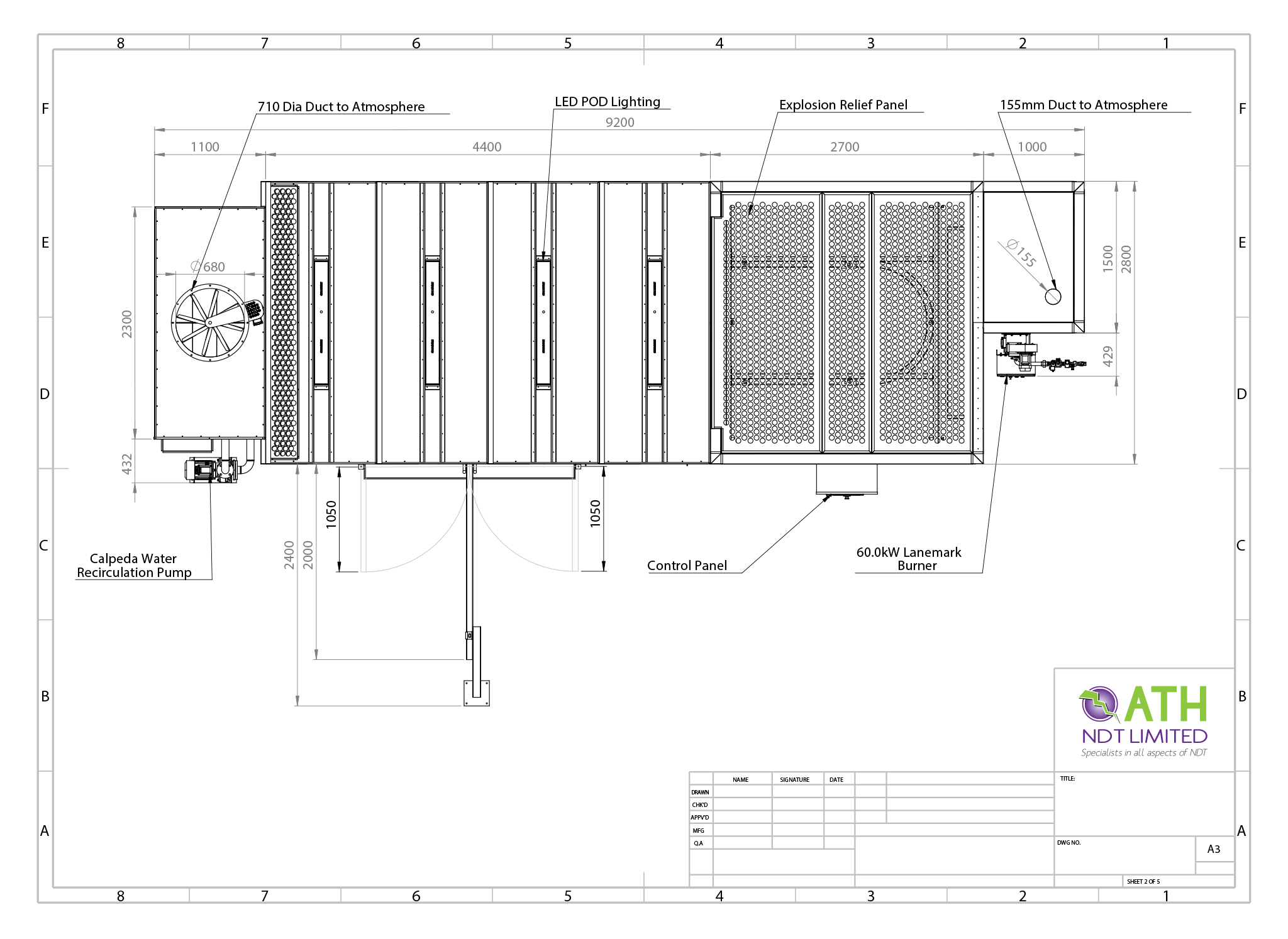 Non-Destructive Testing Plant Approval Drawings