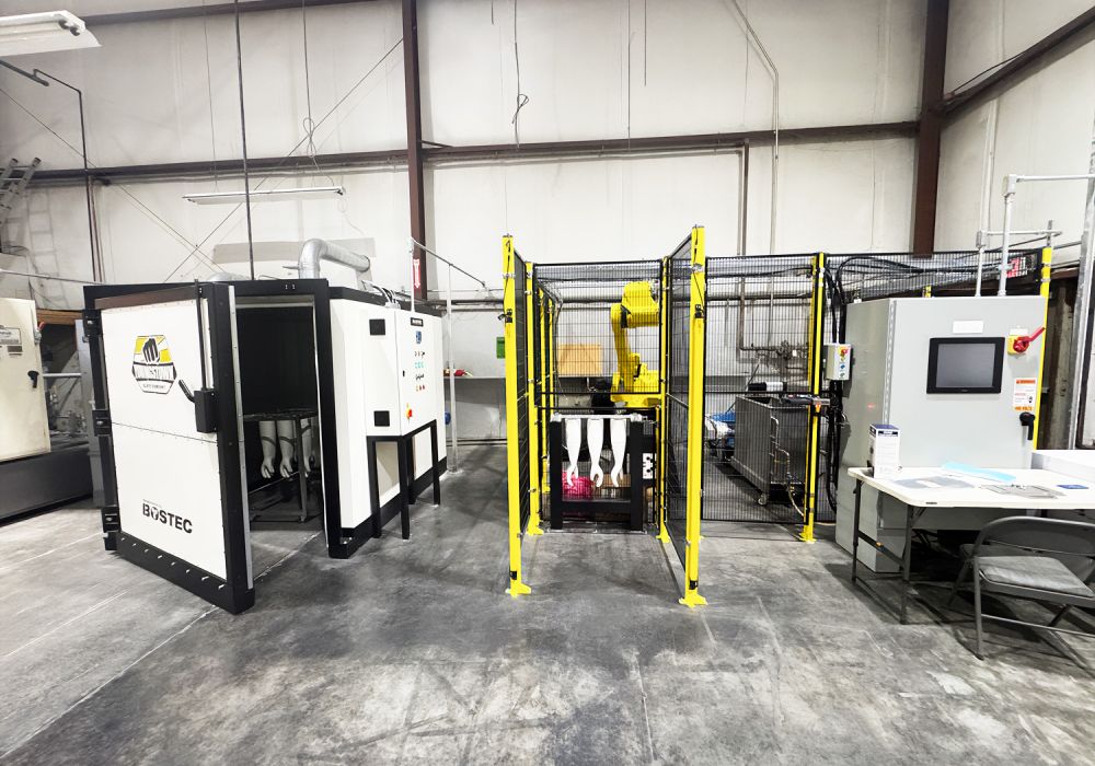 Robotics and Booth Oven at Youngstown Glove Company