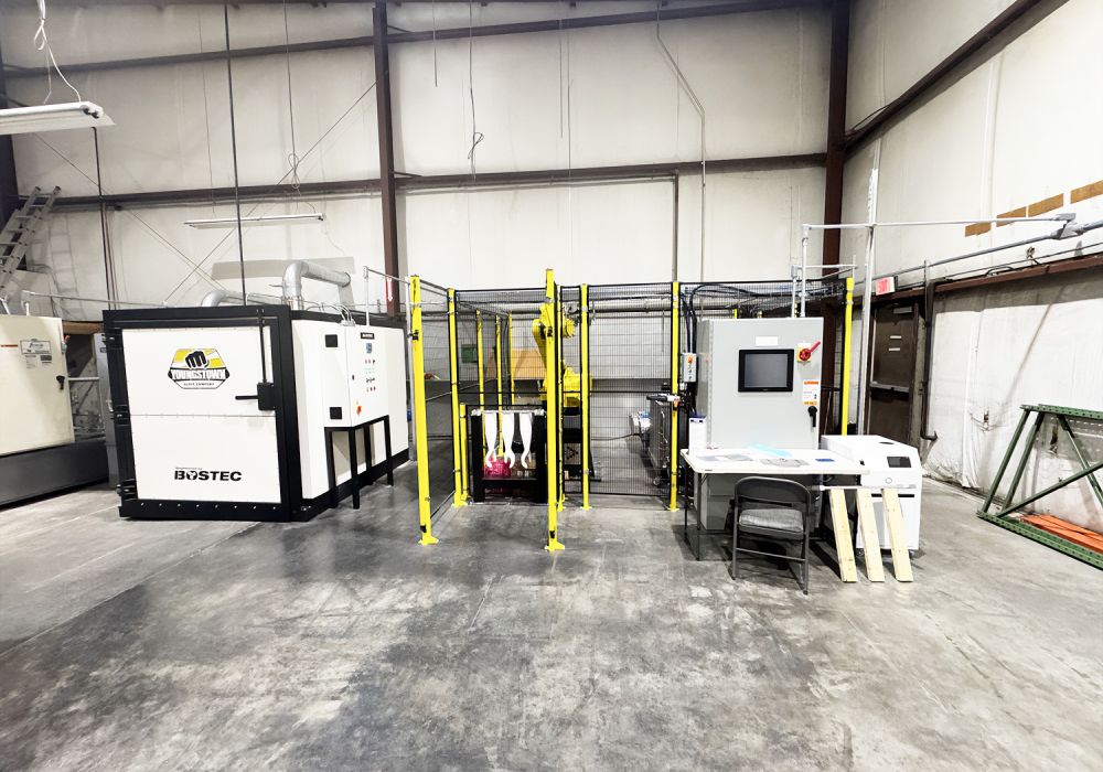 Robotics and Booth Oven at Youngstown Glove Company