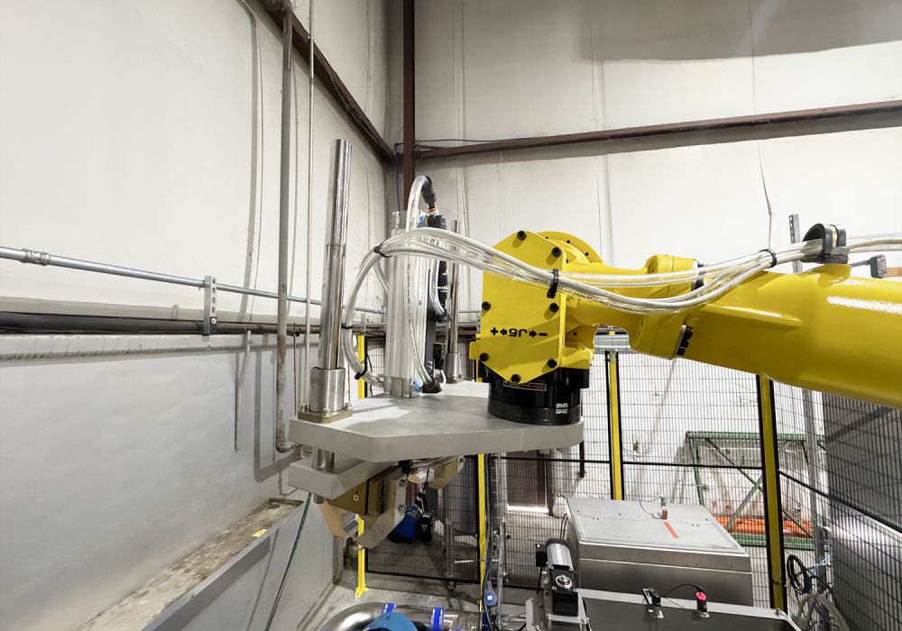 Robotics and Booth Oven at Youngstown Glove Company