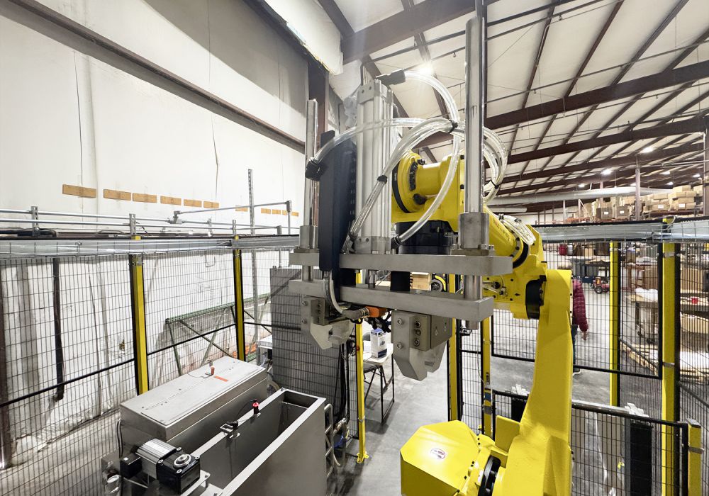 Robotics and Booth Oven at Youngstown Glove Company