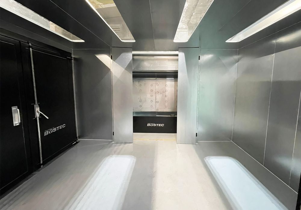 Inside One of Our Spray Rooms