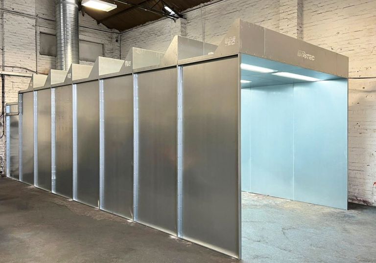 Bespoke Open or Enclosed Spray Booths Bostec