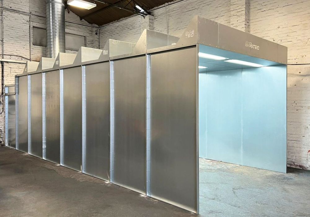 Large Dry Filter Spray Booth