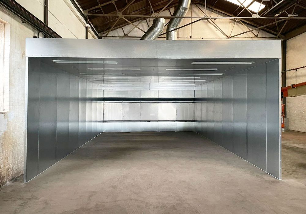 Large Water Wash Spray Booth