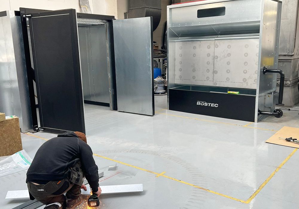 Powder Coating Room Installation