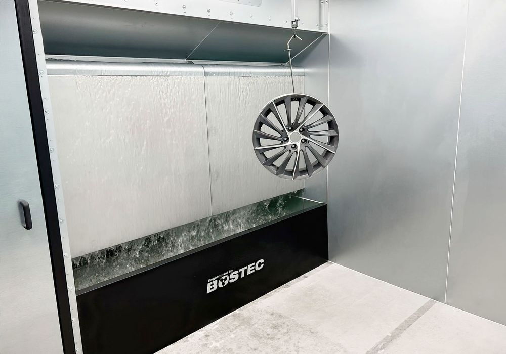 Powder Coating Spray Booth for Alloys