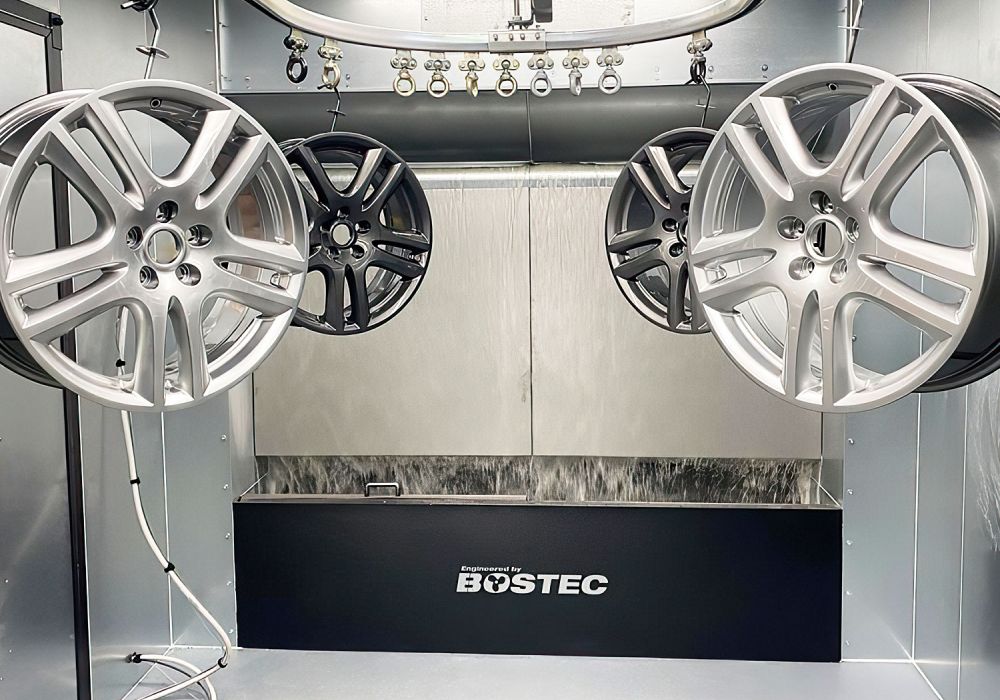 Powder Coating Spray Booth for Alloys