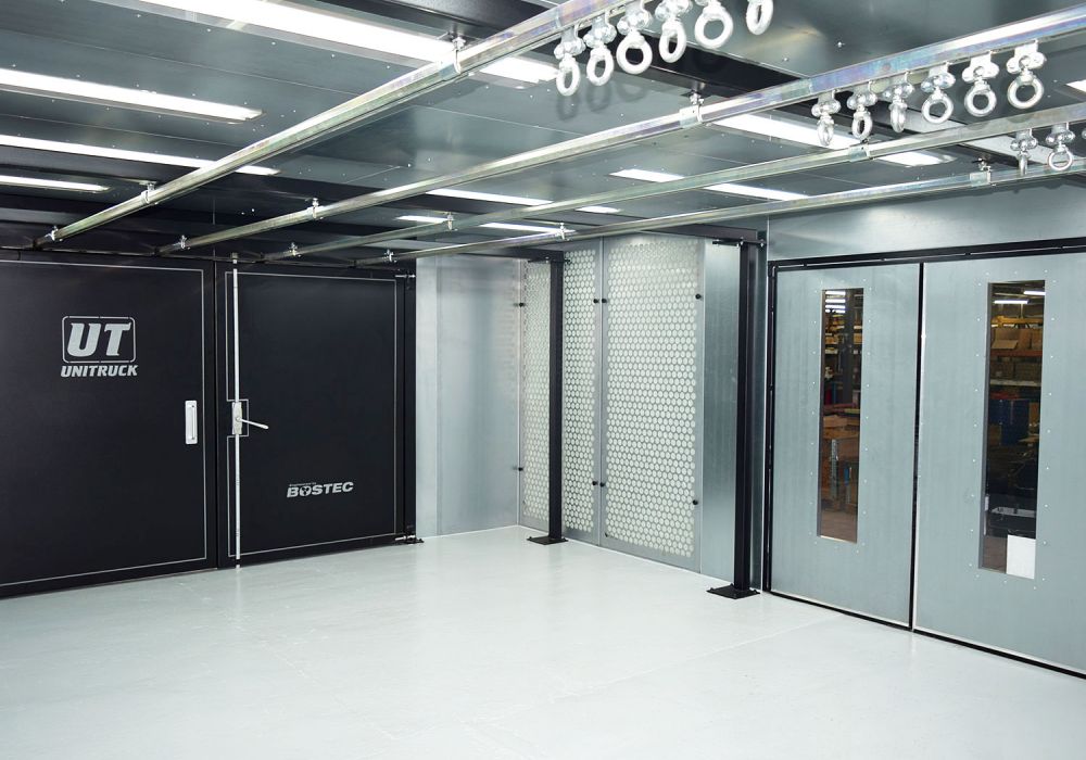 Powder Coating Spray Room with Oven