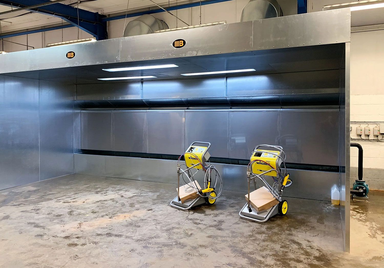 Bespoke Open or Enclosed Spray Booths Bostec