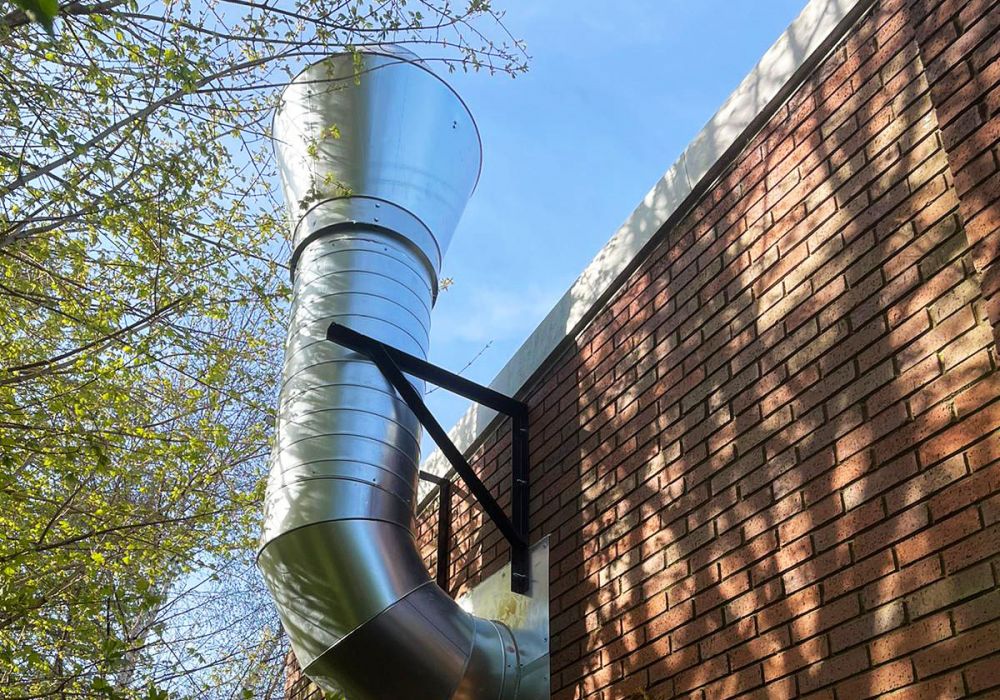 Dry Filter Spray Booth Wall Outlet